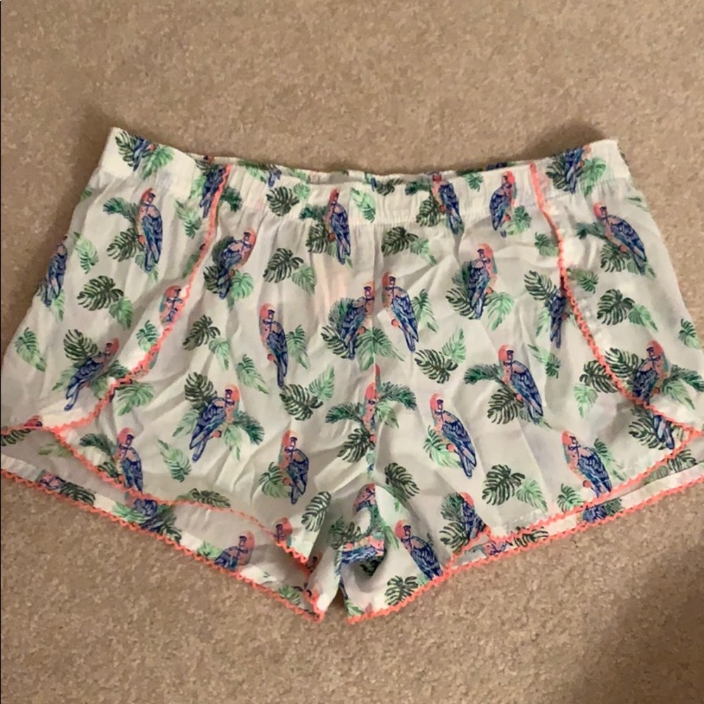 Victoria Secret parrot beach sleep shorts🦜🌿